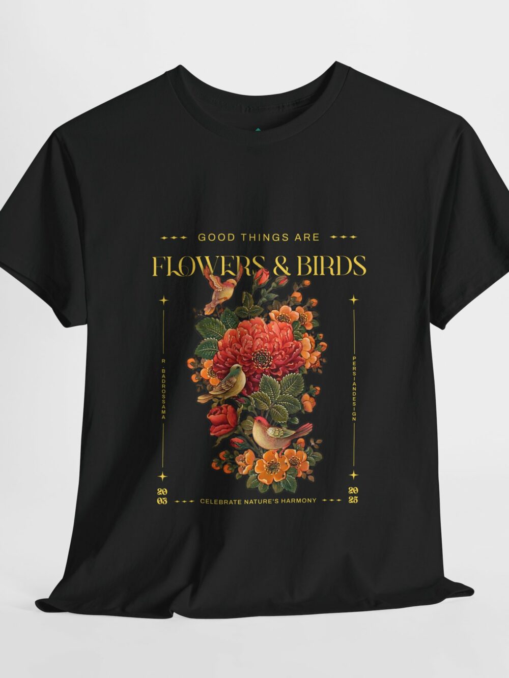 Flowers and Birds Tee Shirt