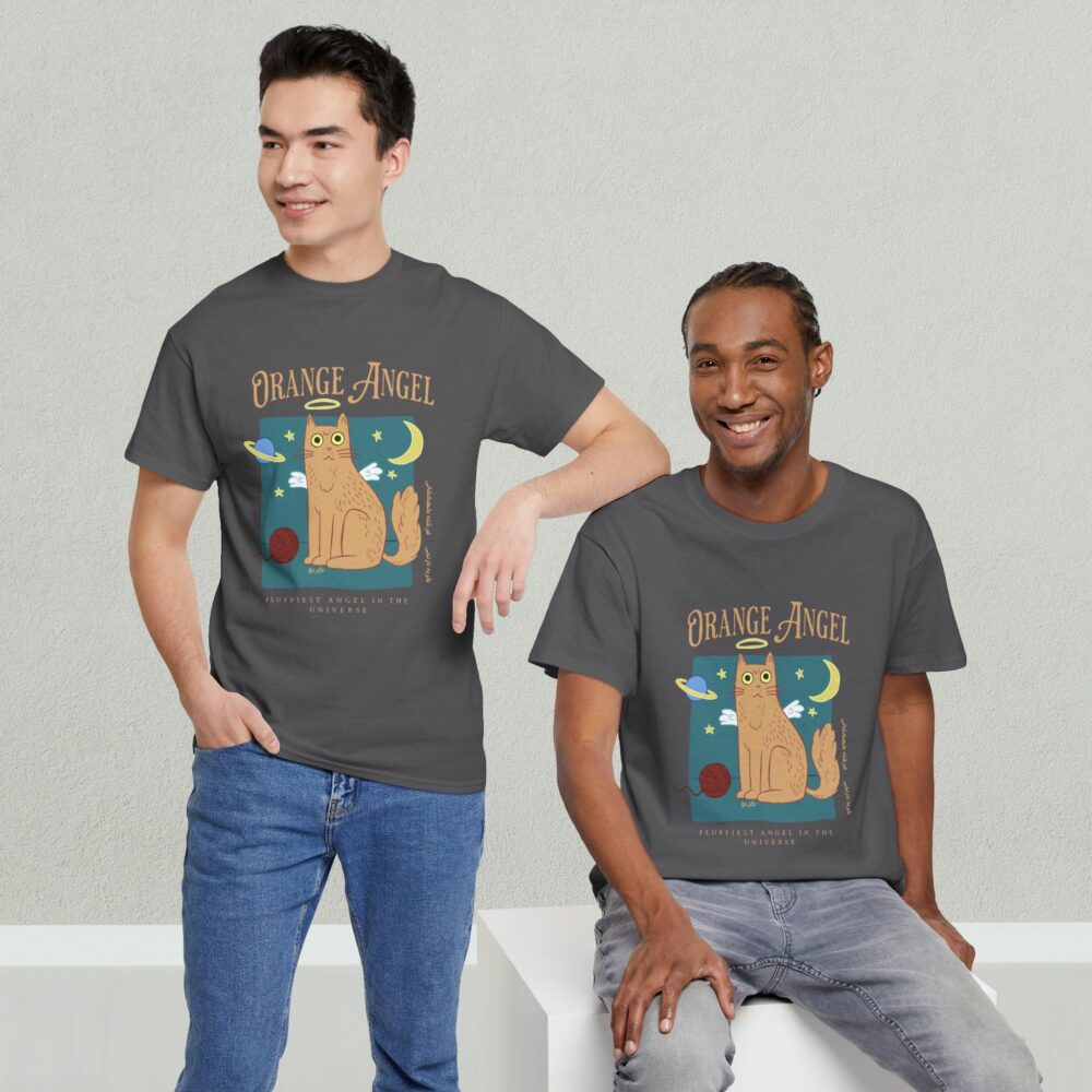 Cat Lover Unisex Tee - Orange Cat Design