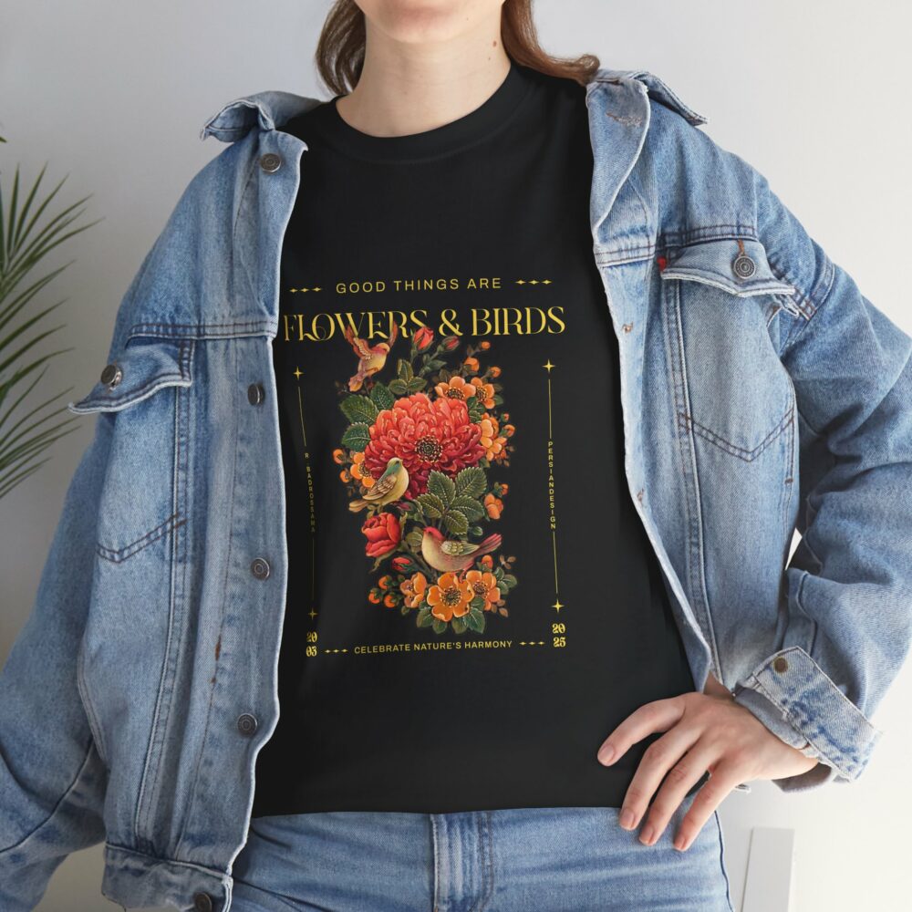 Flowers and Birds Tee Shirt