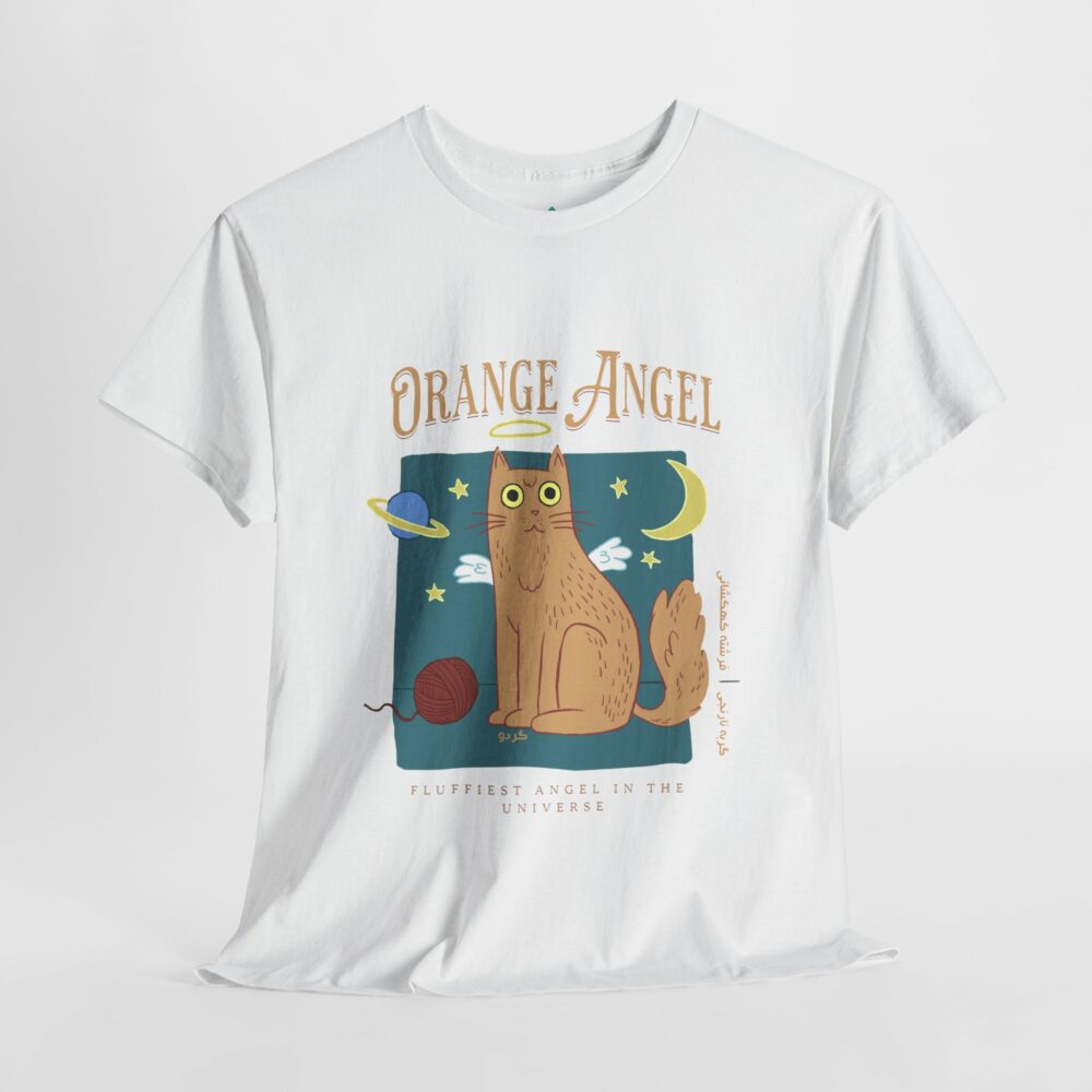 Cat Lover Unisex Tee - Orange Cat Design