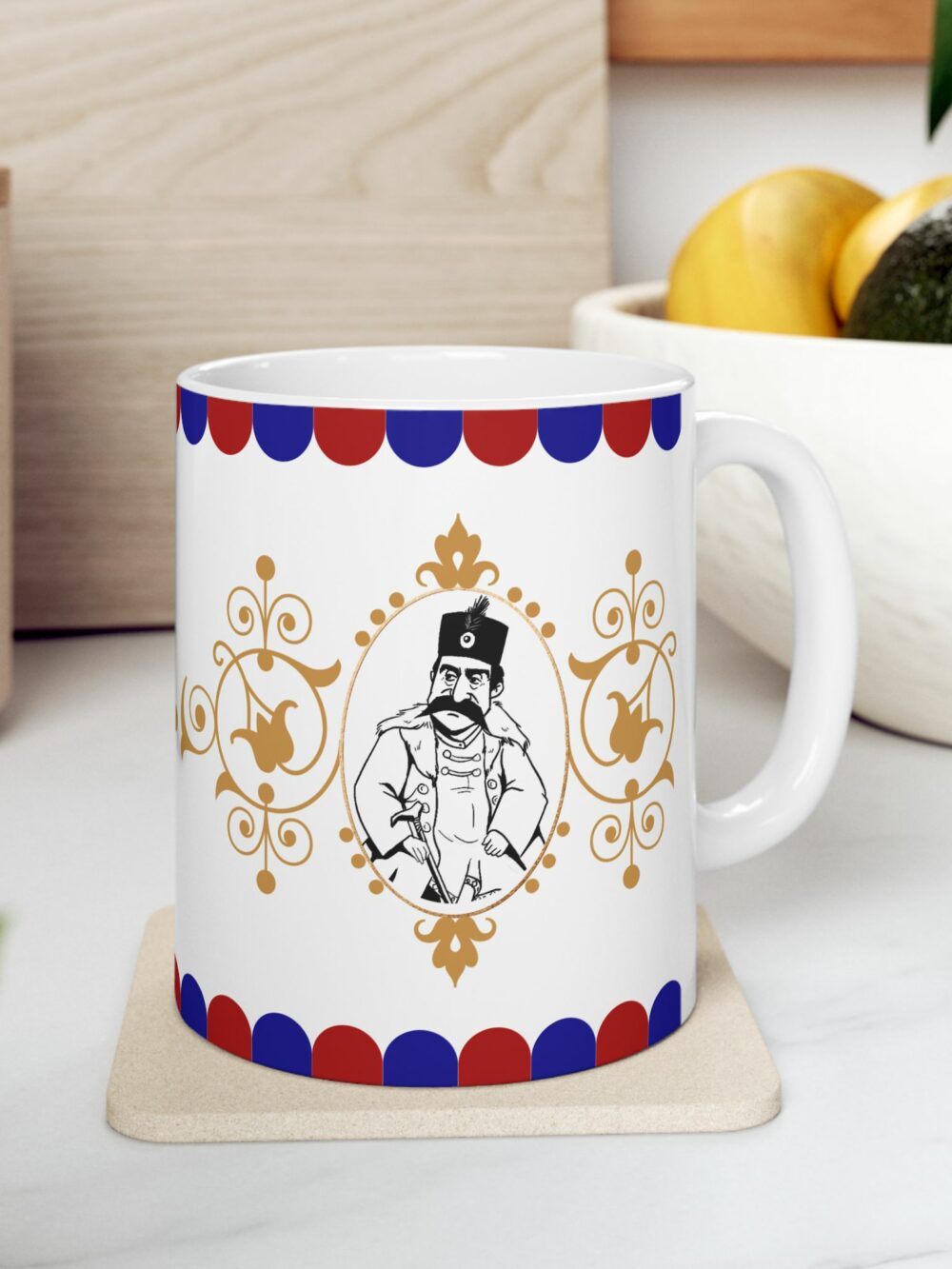 Mug - Naser al-Din Shah Qajar