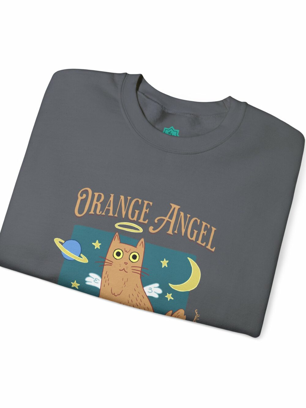Cat Lover Sweatshirt - Orange Cat Design