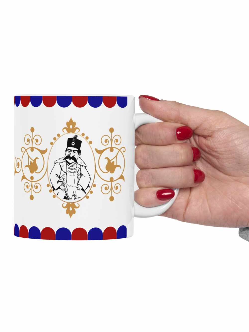Mug - Naser al-Din Shah Qajar
