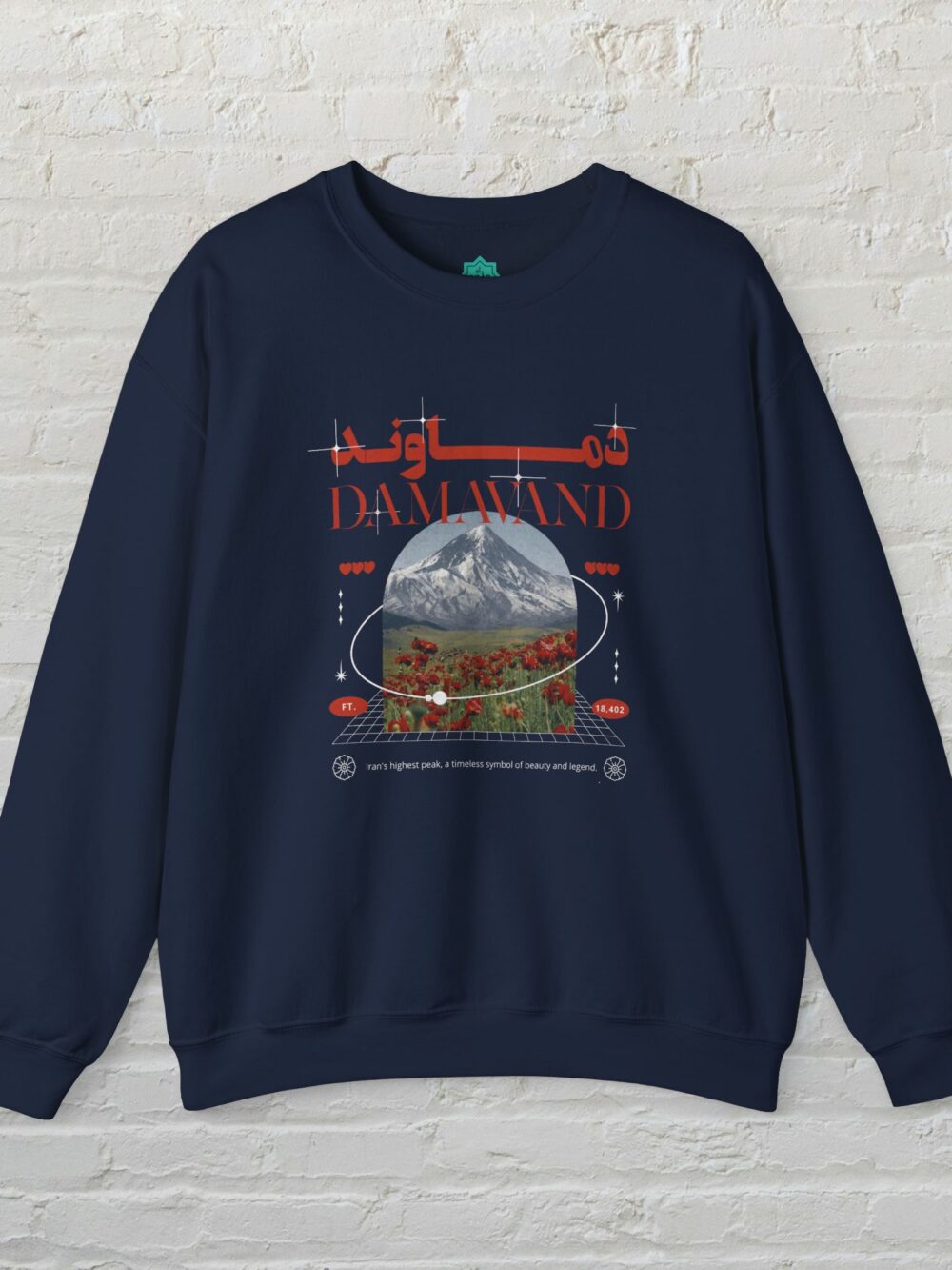 Sweatshirt - Damavand Mountain Persian Design