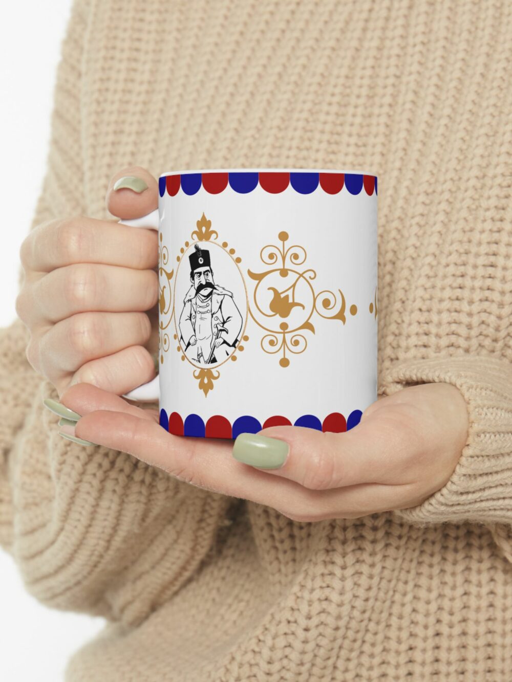 Mug - Naser al-Din Shah Qajar