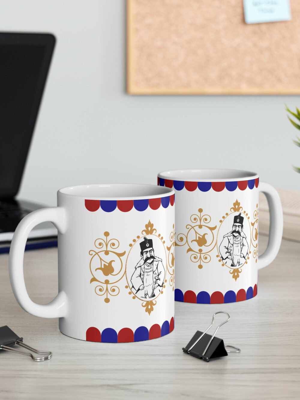 Mug - Naser al-Din Shah Qajar