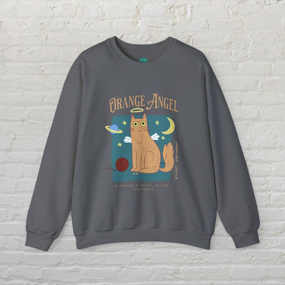 Cat Lover Sweatshirt - Orange Cat Design