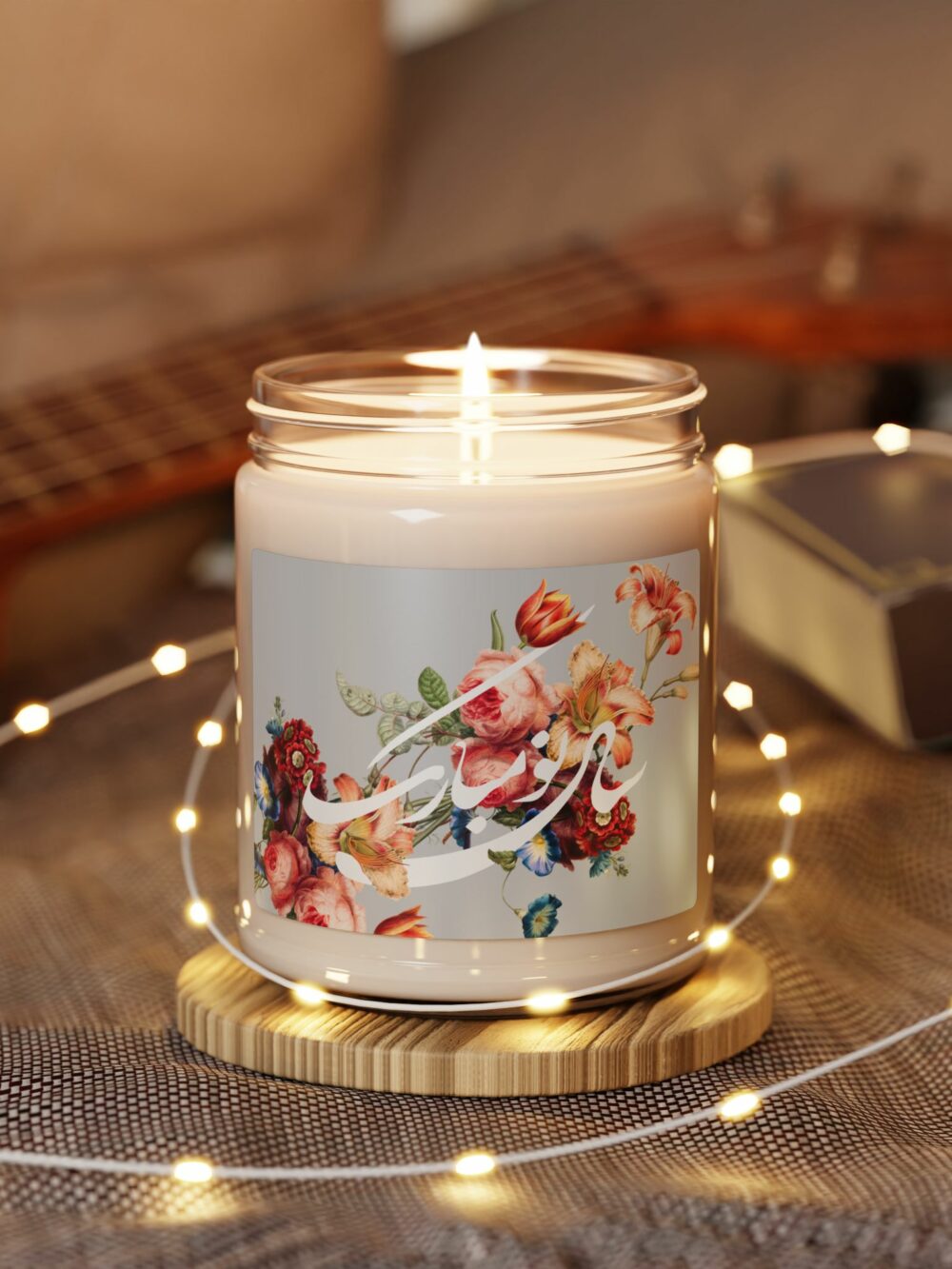 Happy New Year Candle