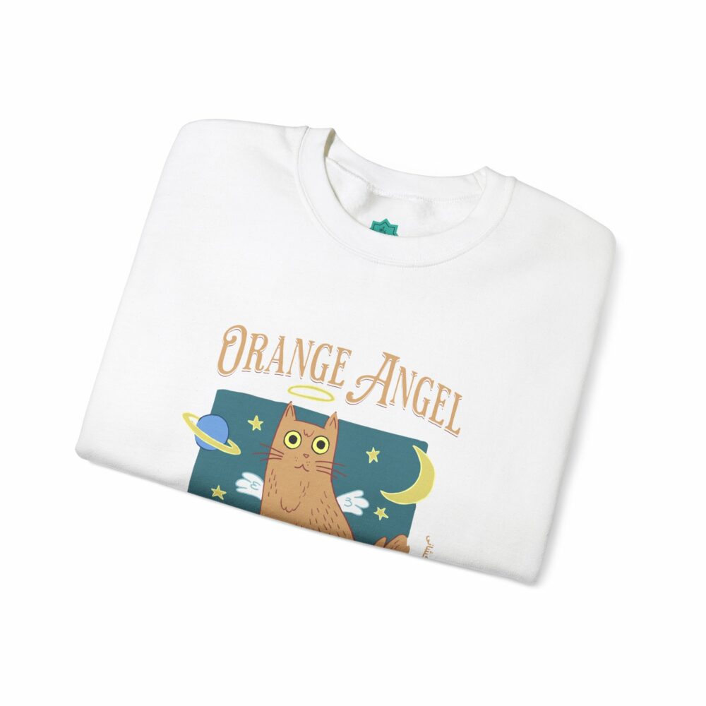 Cat Lover Sweatshirt - Orange Cat Design