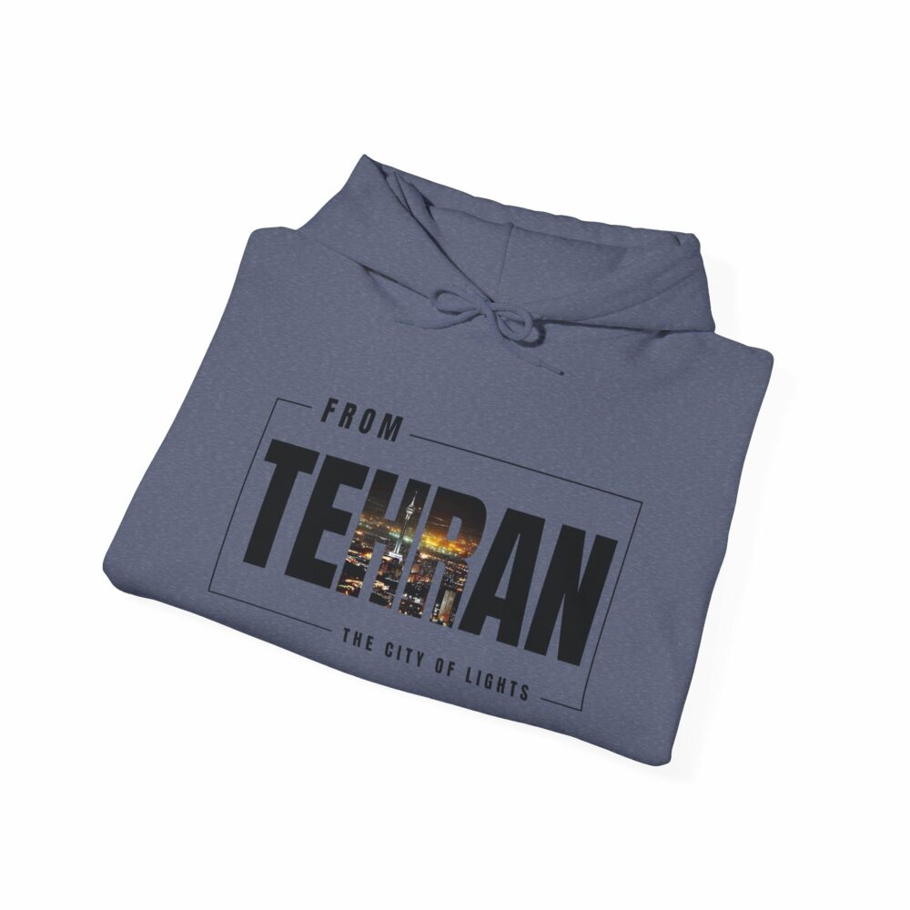 Hooded Sweatshirt - Tehran Cityscape Design