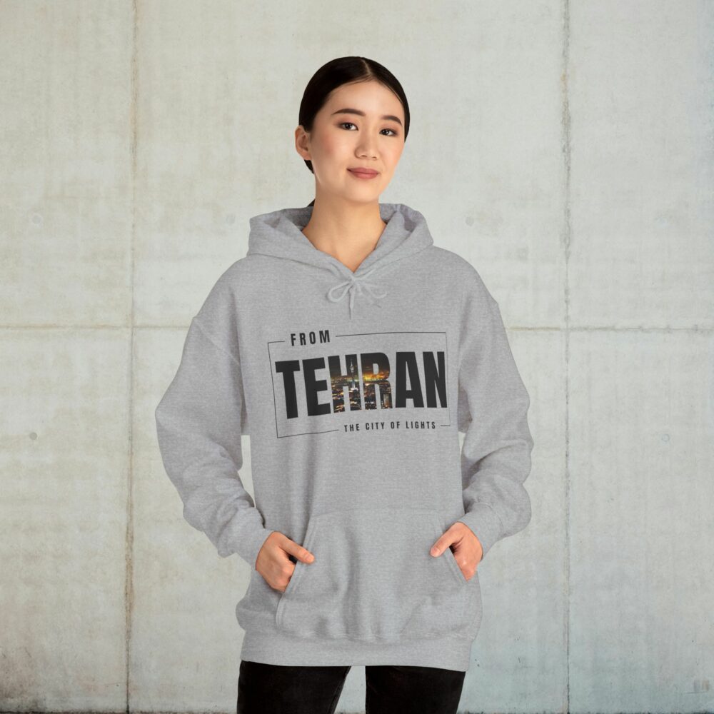 Hooded Sweatshirt - Tehran Cityscape Design