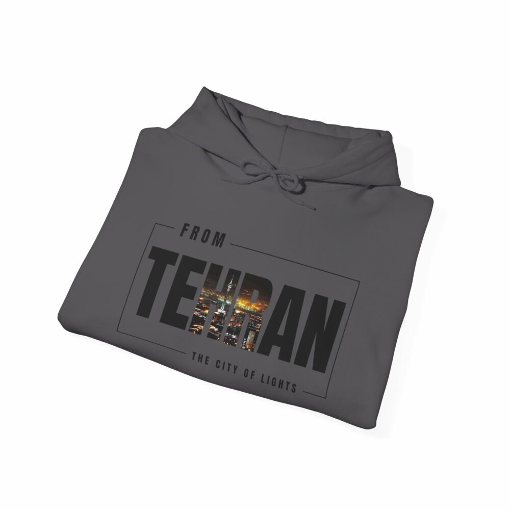 Hooded Sweatshirt - Tehran Cityscape Design