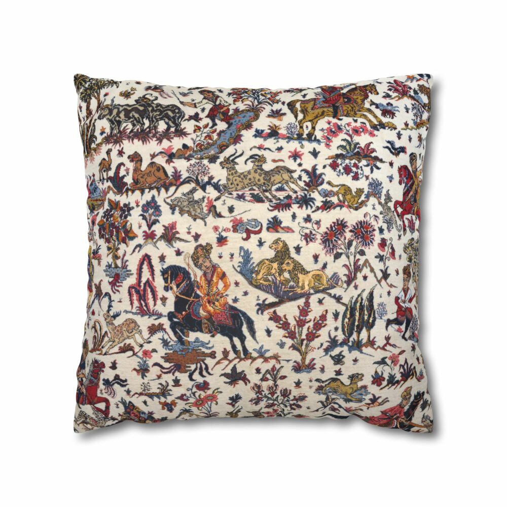 Cushion Cover - Hunting Persian Rug Design