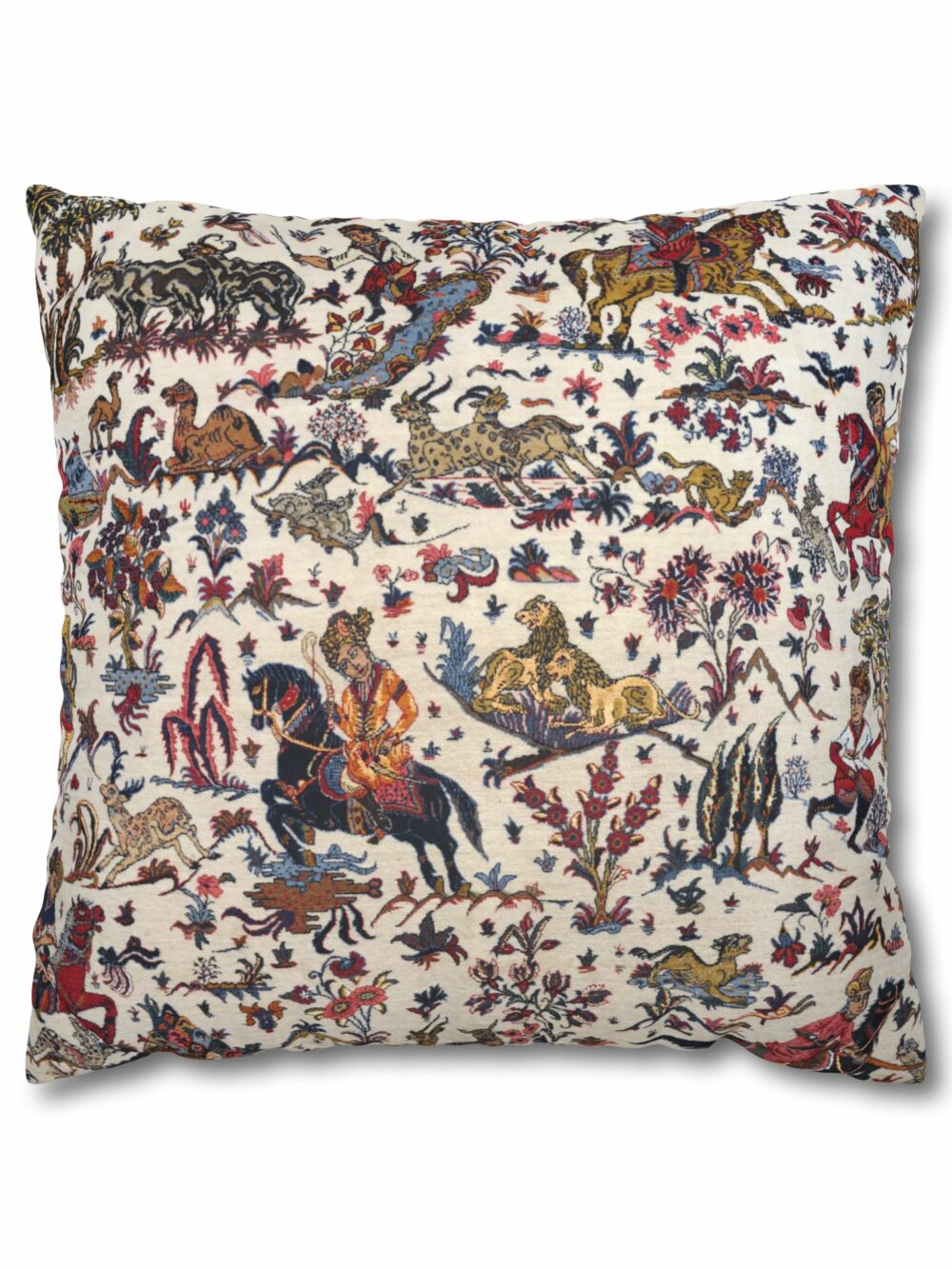 Cushion Cover - Hunting Persian Rug Design