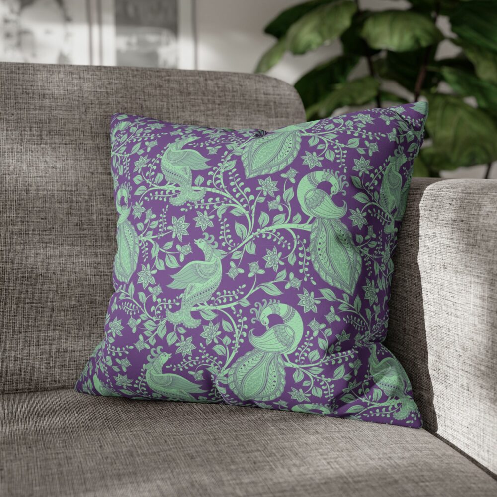 Cushion Cover Peacock Paisley