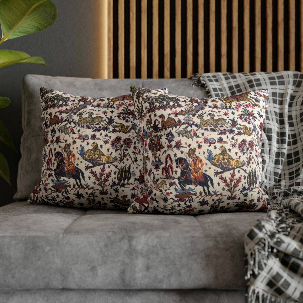 Cushion Cover - Hunting Persian Rug Design