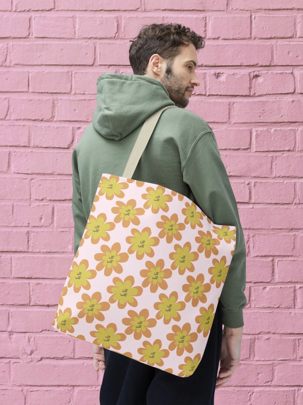 Floral Tote Bag - گل گلی Design