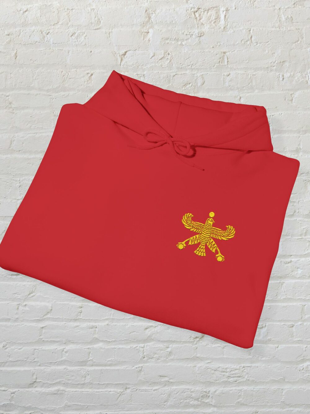 Hooded Sweatshirt - Golden Shahbaz Flag - Achaemenid Empire