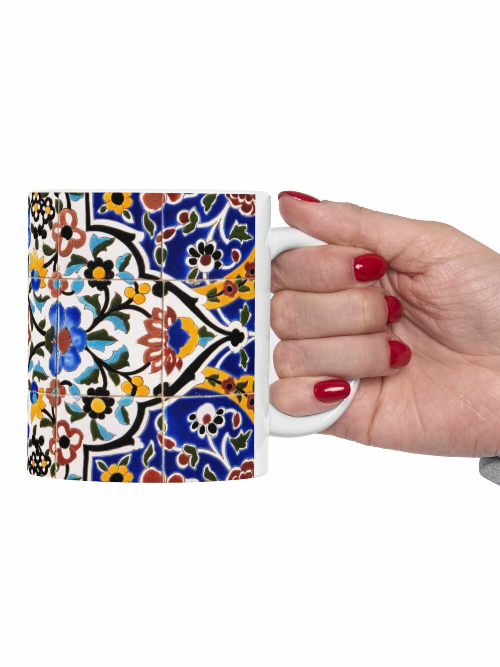 Mug Floral Kashi Design Ceramic