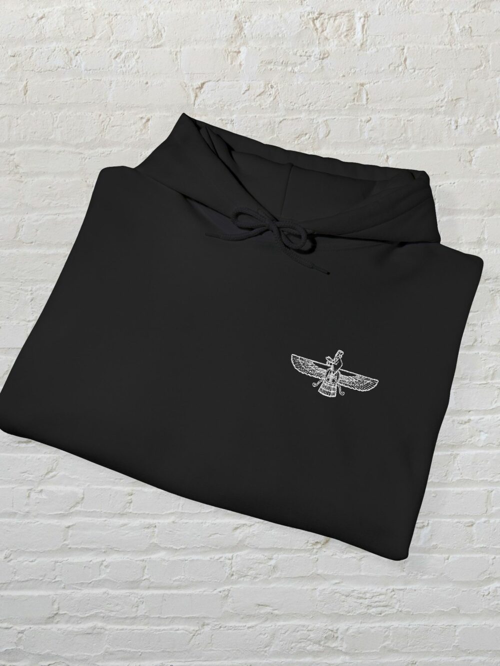 Hooded Sweatshirt with Ahura Mazda Design