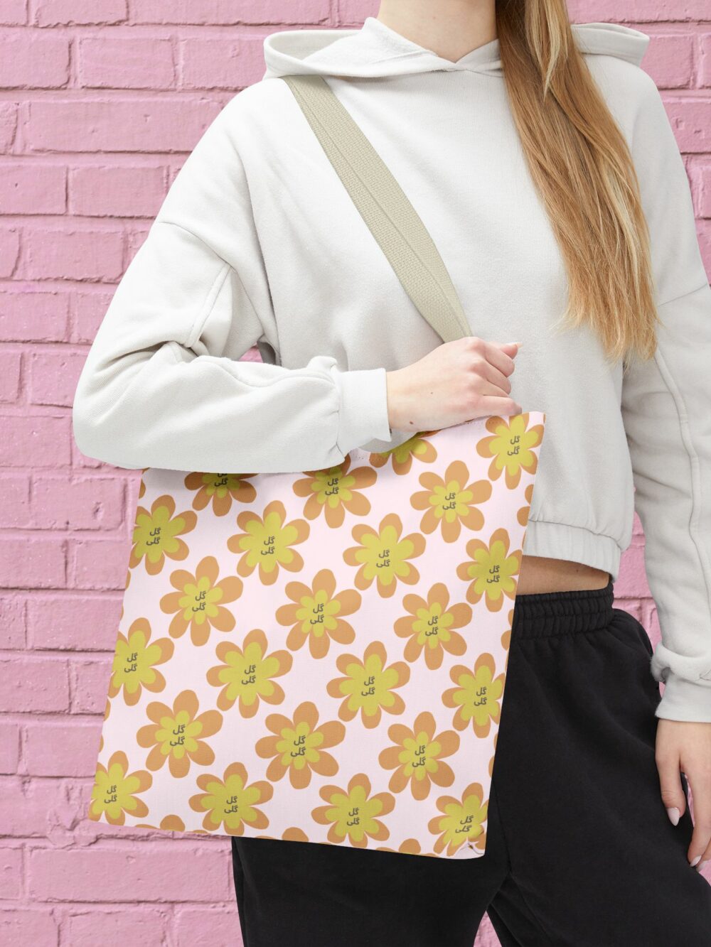 Floral Tote Bag - گل گلی Design