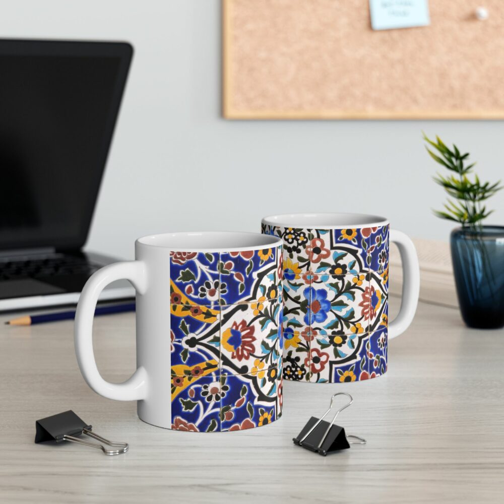 Mug Floral Kashi Design Ceramic