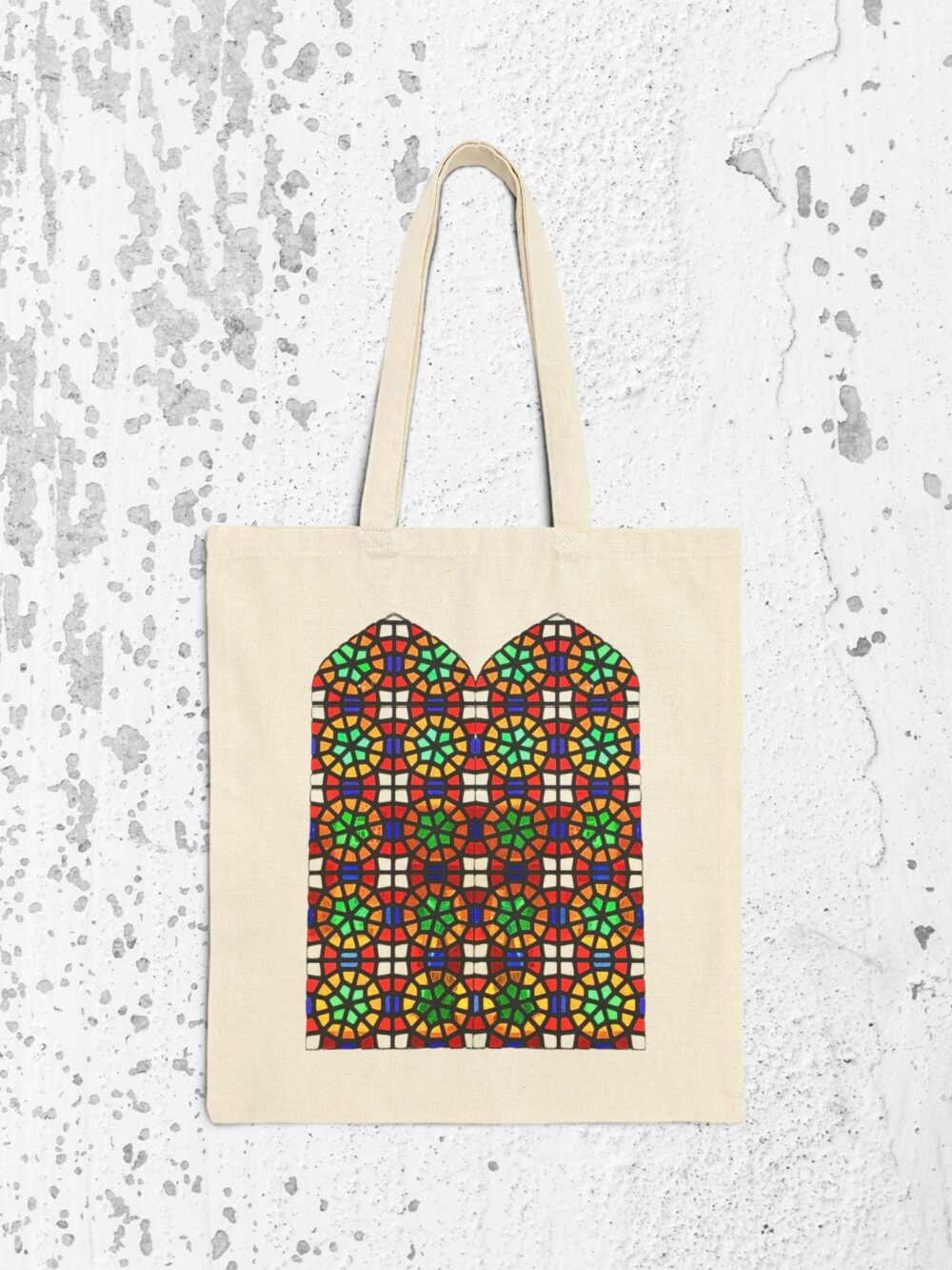 Canvas Tote Bag - Persian Window Design