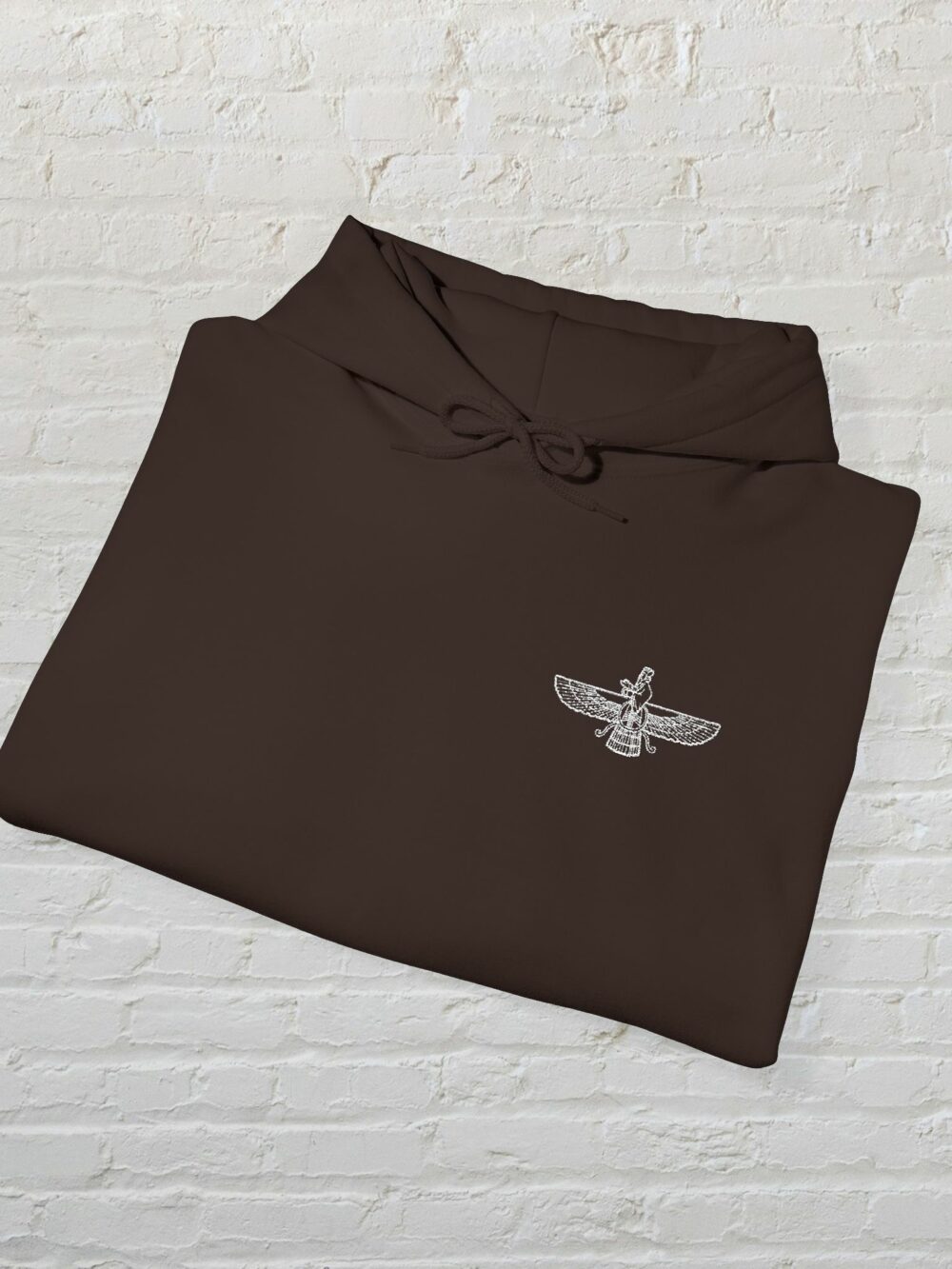 Hooded Sweatshirt with Ahura Mazda Design