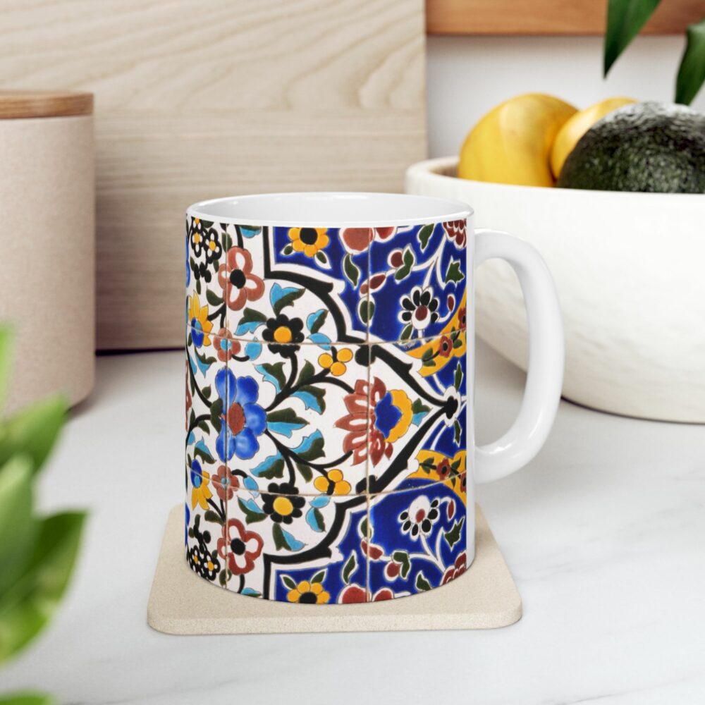 Mug Floral Kashi Design Ceramic