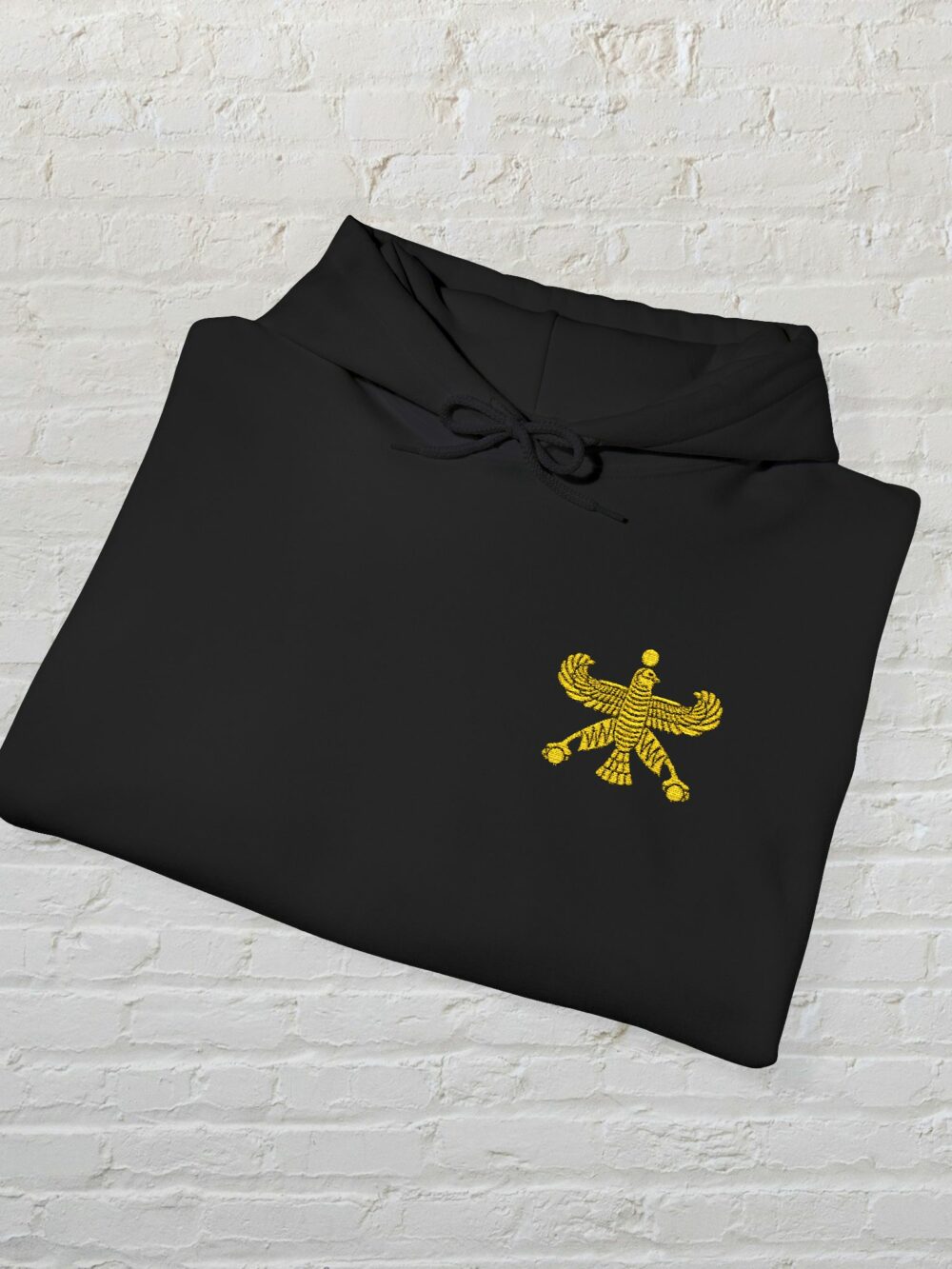 Hooded Sweatshirt - Golden Shahbaz Flag - Achaemenid Empire