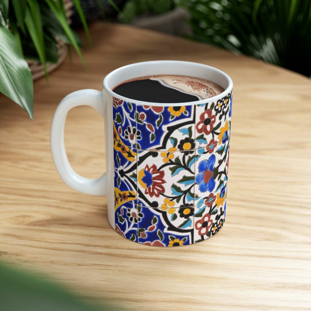 Mug Floral Kashi Design Ceramic