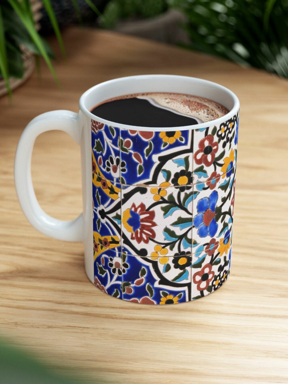 Mug Floral Kashi Design Ceramic