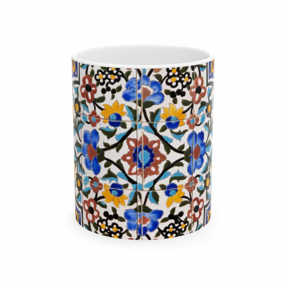 Mug Floral Kashi Design Ceramic