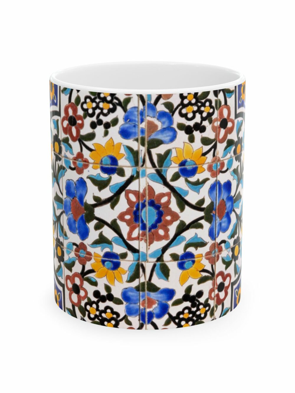 Mug Floral Kashi Design Ceramic