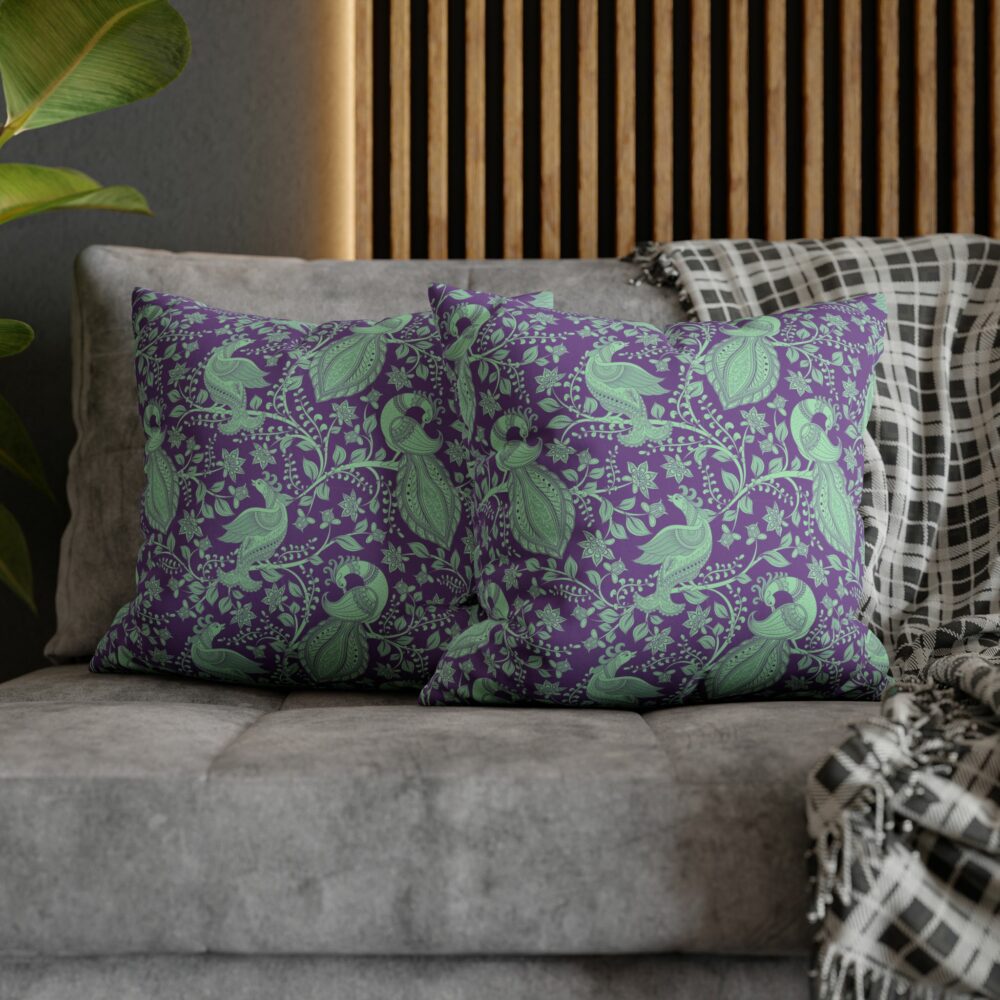 Cushion Cover Peacock Paisley