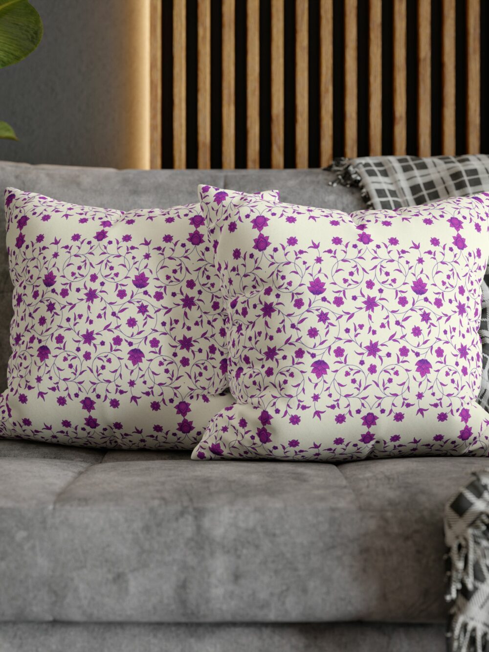 Cushion Cover - Esfahan Pink Faux Suede