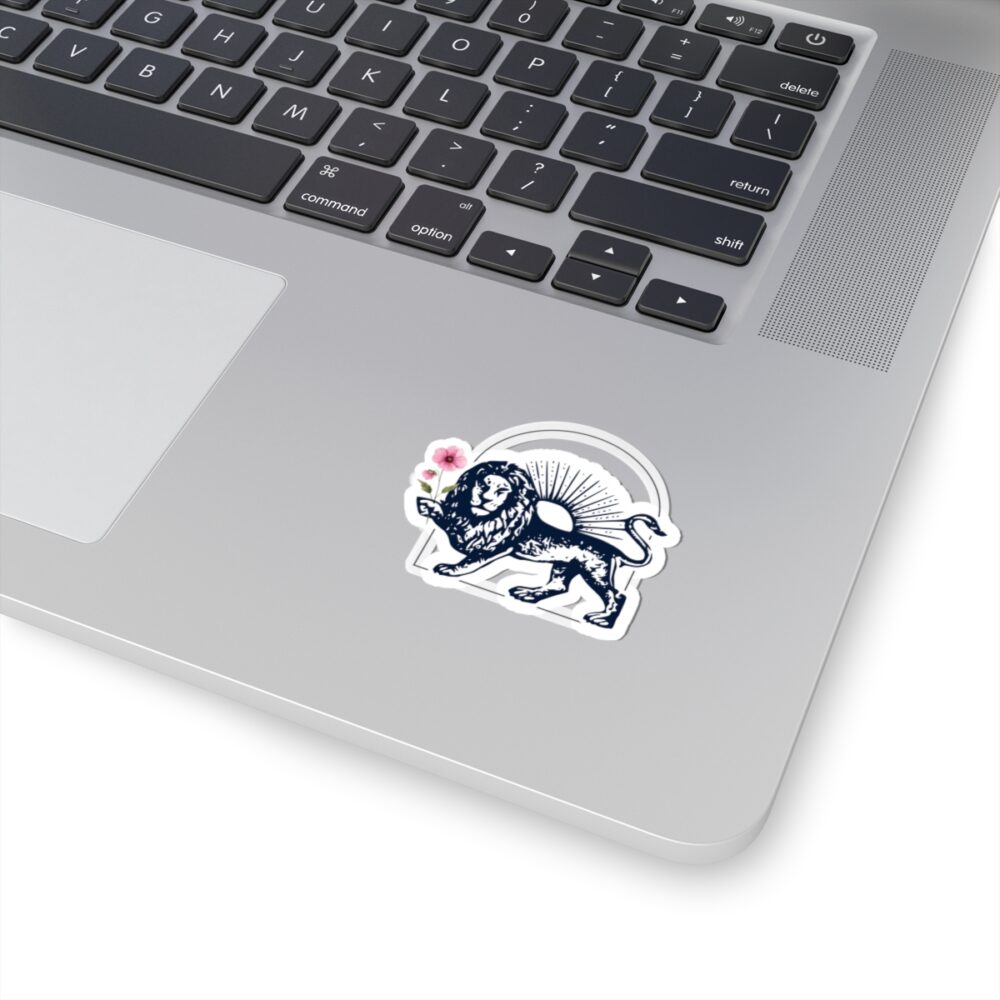 Sticker - Persian Lion and Sun Design