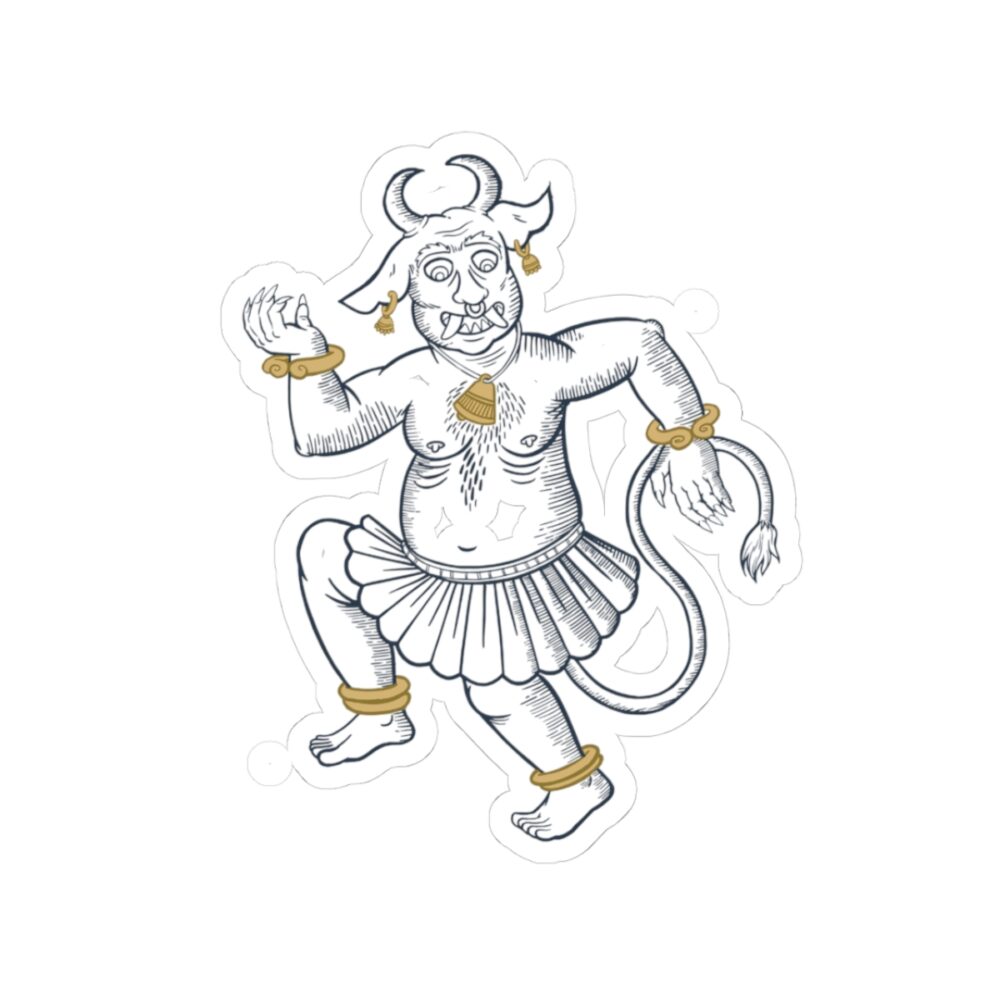 Stickers Div (دیو) Persian Demon Fiends Design