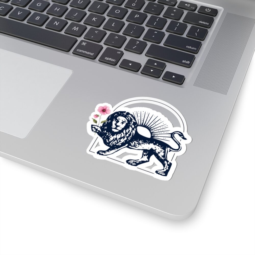 Sticker - Persian Lion and Sun Design