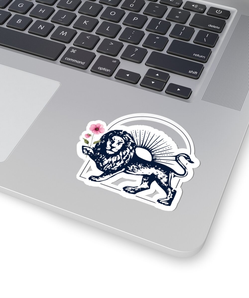 Sticker - Persian Lion and Sun Design