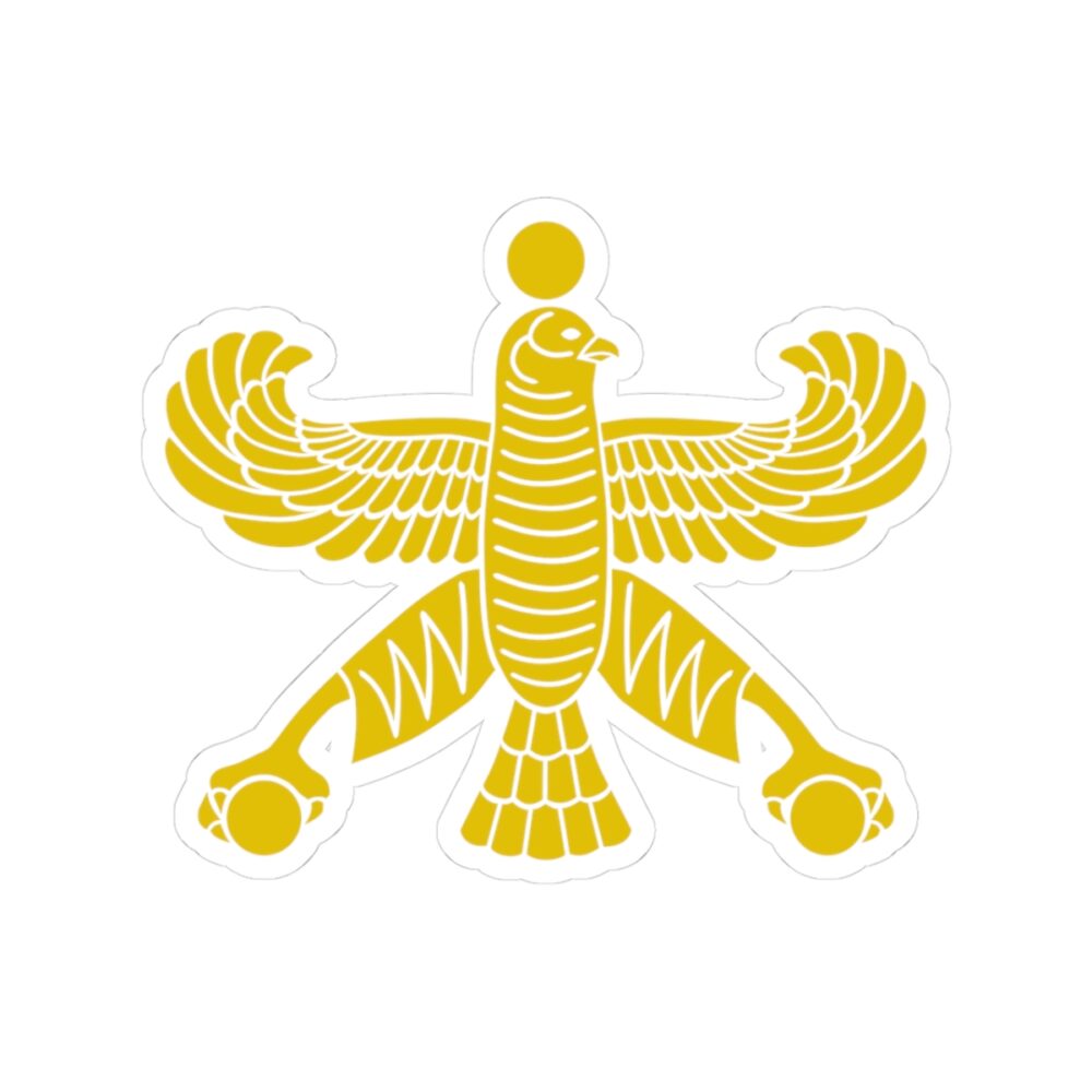 Sticker - Golden Shahbaz Flag - Achaemenid Empire