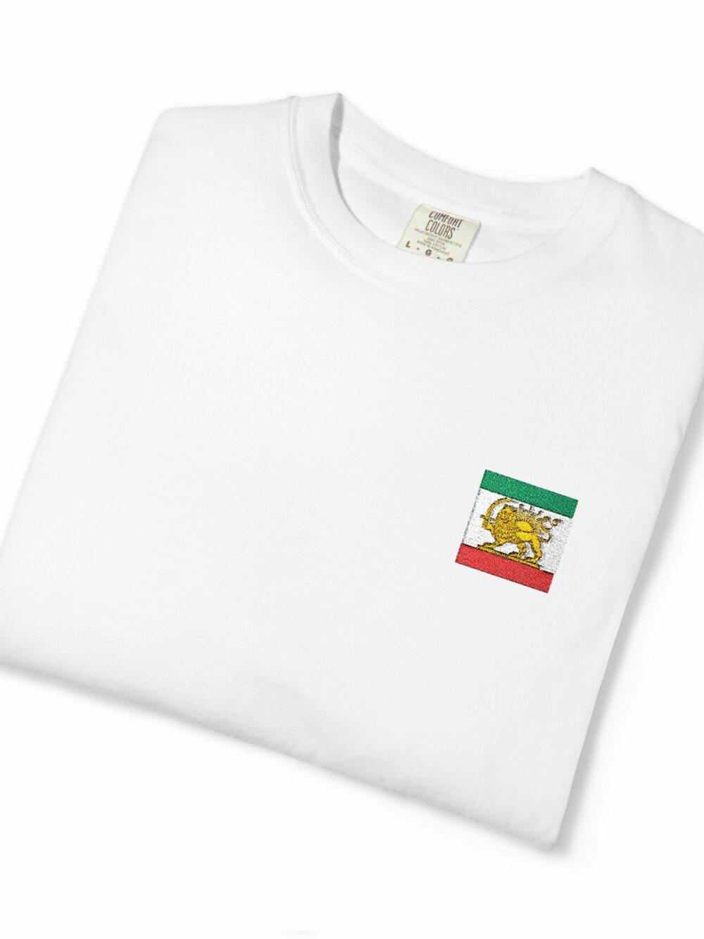 Persian Lion & Sun Flag T-Shirt — Iran Lion and Sun Graphic Tee