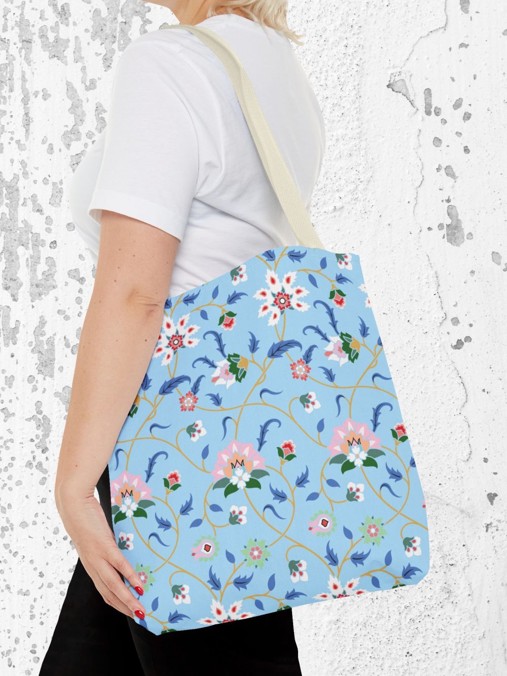 Tote Bag - Blue Persian Garden